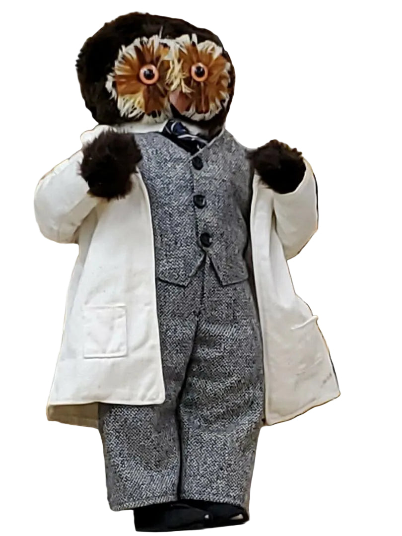 ABERCROMBIE & FINCH, 'DOCTOR OWL' , MADE IN ENGLAND, HEIGHT 40cm.