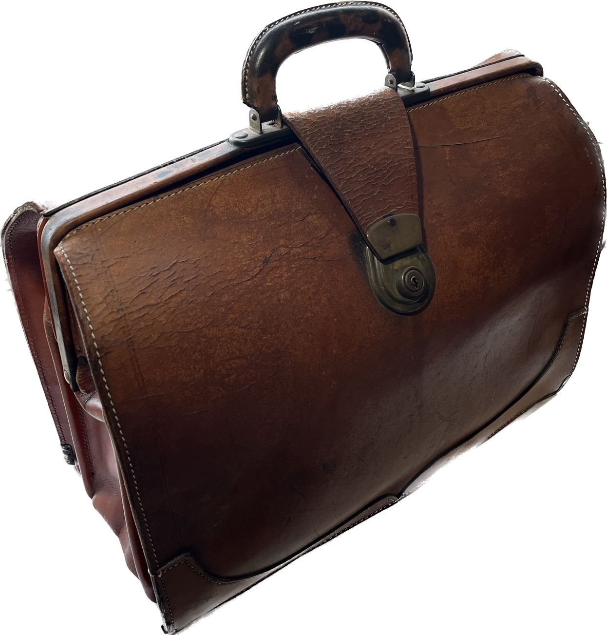 A VINTAGE LEATHER DOCTORS CASE The House of Marcelle and Mr John