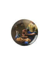 HEINEN DELFTS BLAUW, MILK-MAID / MELKMEISJE CERAMIC WALL PLATE, 20cm.