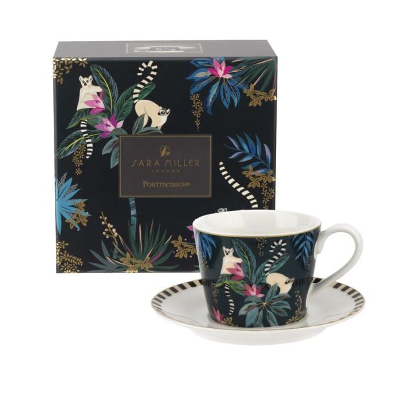 SARA MILLER FOR PORTMEIRION, TAHITI COLLECTION ‘LUMUR’ CUP AND AND SAUCER.