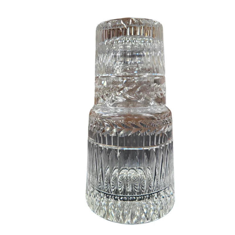 STUART CRYSTAL WATER CARAFE WITH MATCHING GLASS