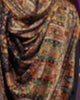 PASHTUSH, EXTRA FINE WOOLEN SHAWL, ETHNIC DESIGN