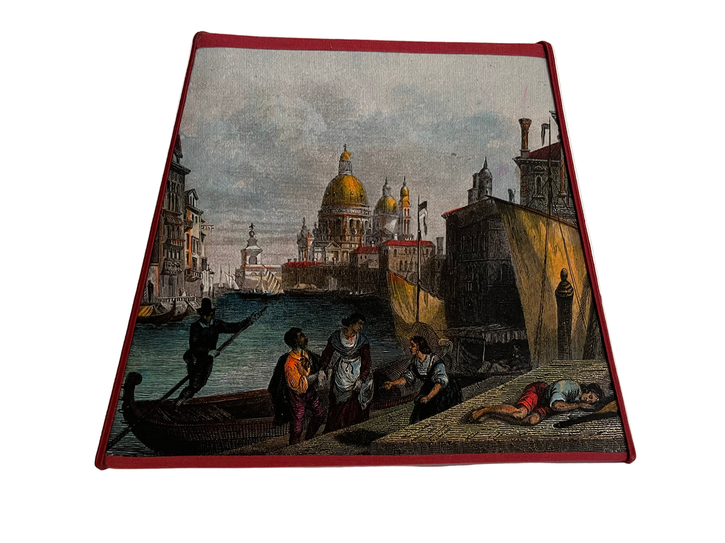 VENICE, FRENCH LAMPSHADE SMALL RECTANGLE PM, WIDTH 20cm, HEIGHT 15.5cm.