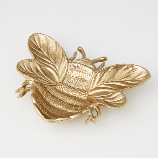 BUMBLE BEE TRINKET DISH, BRASS ALLOY METAL, 160 x 120cm.