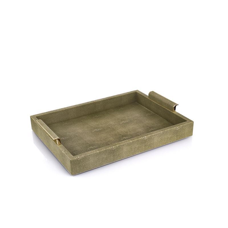 DAVI & ROSE SHAGREEN SERVING TRAY, 40 x 30cm