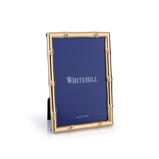 BAMBOO DESIGN GILDED FRAME, 10 x 15cm.