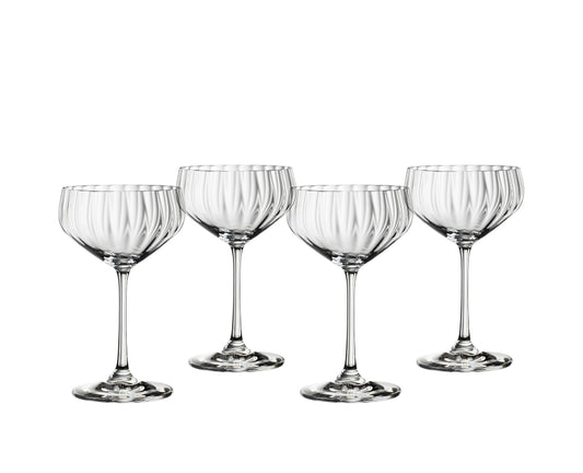 A SET OF FOUR OF SPIEGELAU CHAMPAGNE / COCKTAIL COUP, 310ml.