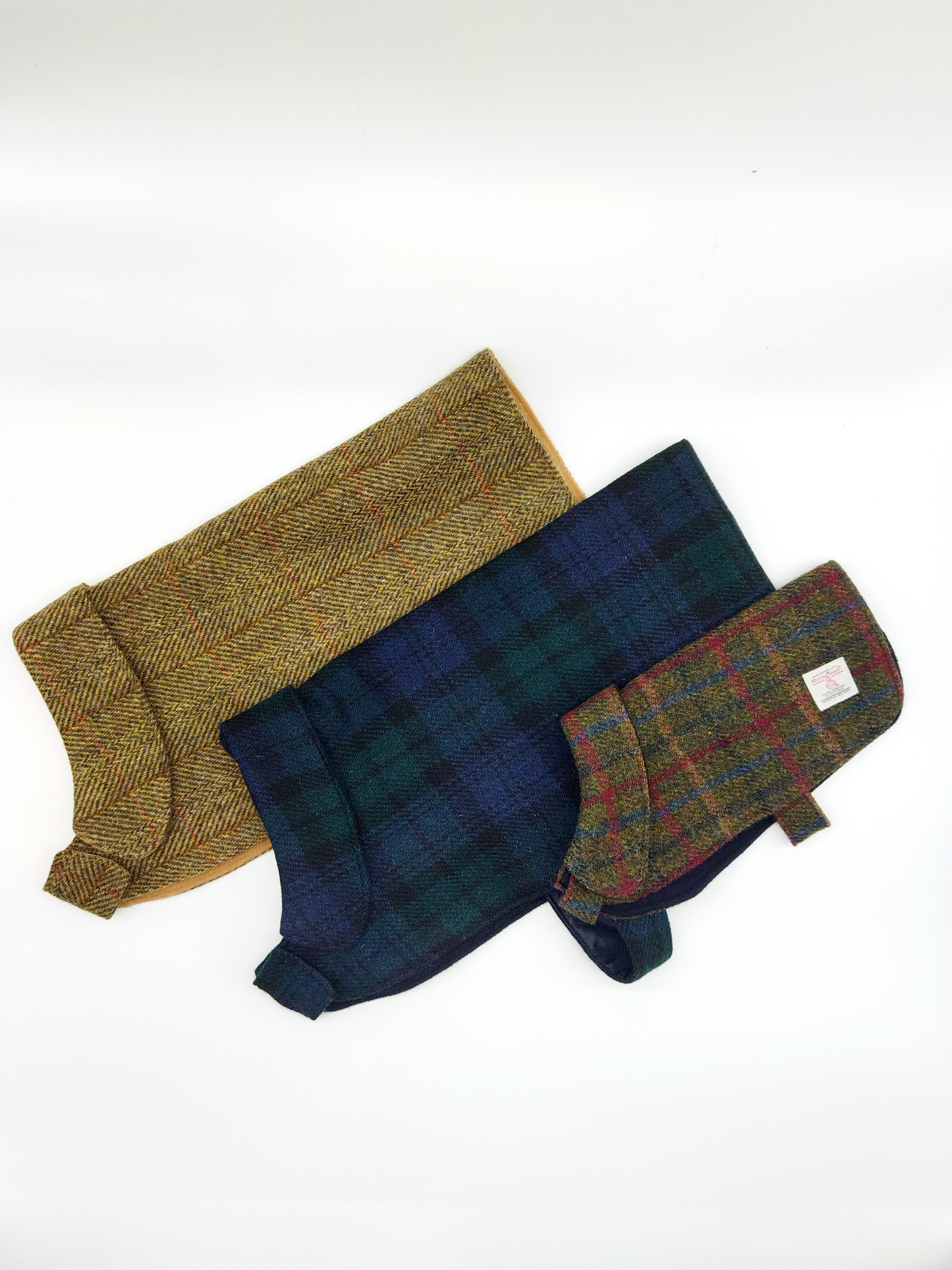 ASSORTED HARRIS TWEED DOG COATS