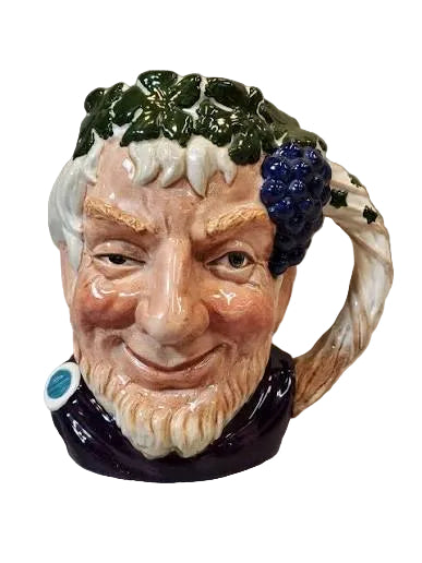 ROYAL DOULTON, LARGE 'BACCHUS' CHARACTER JUG, D6499, HEIGHT 19cm,