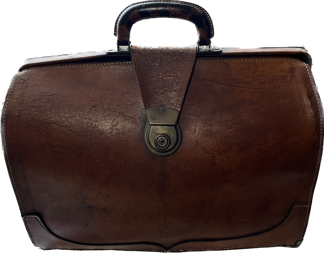 A VINTAGE LEATHER DOCTORS CASE The House of Marcelle and Mr John