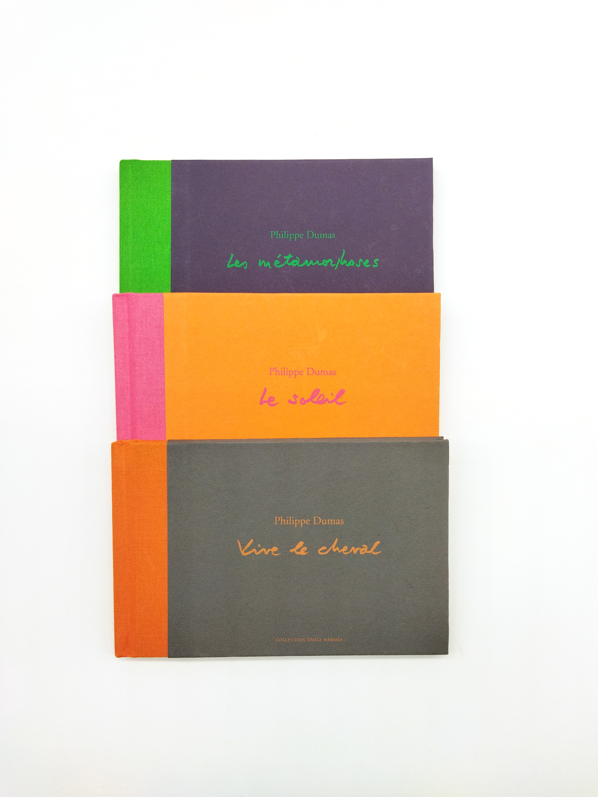 HERMÈS, EMILE HERMÈS SKETCHBOOKS, THREE VOLUMES, LE SOLEIL, VIVE LE CH