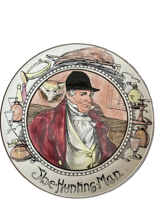 ROYAL DOULTON, ‘THE HUNTING MAN’ FROM THE PROFESSIONAL SERIES, DECORATIVE PORCELAIN PLATE, T.C 1049, DIAMETER 27cm.