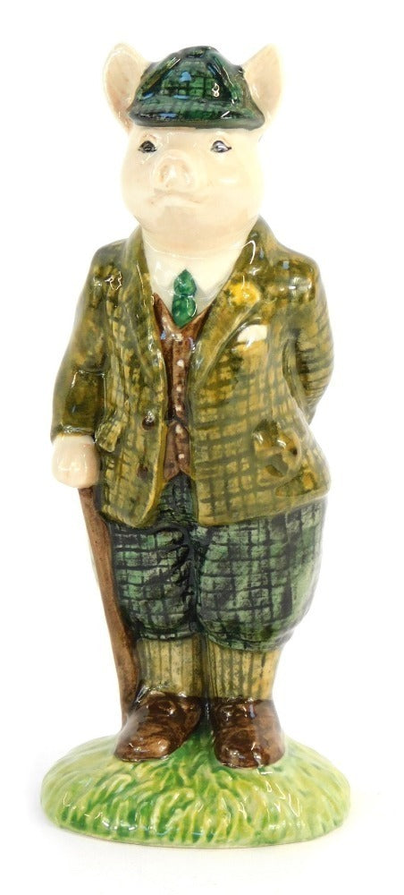 BESWICK, GENTLEMAN PIG PORCELAIN FIGURE, HEIGHT 14cm.