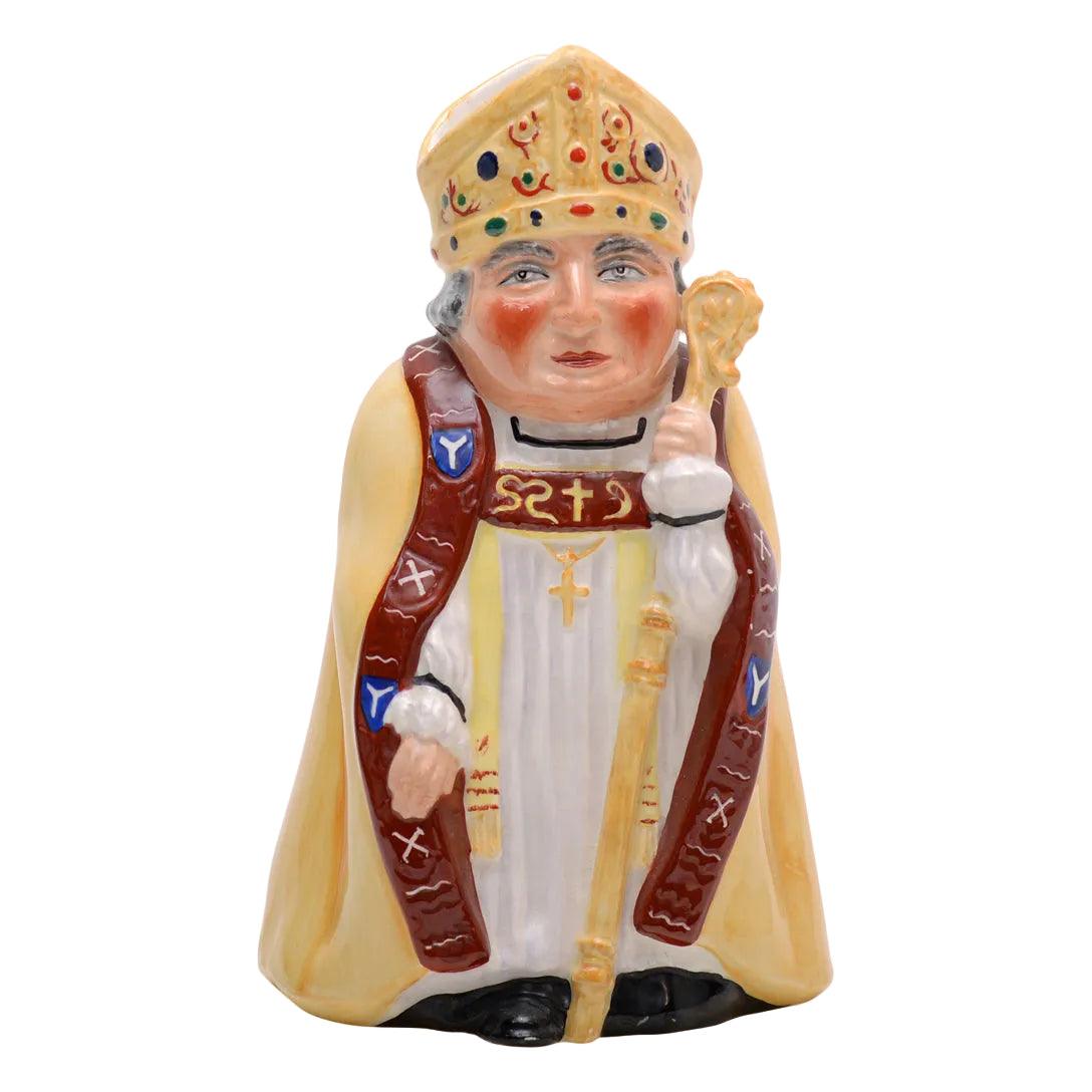 ARCHBISHOP, HAND PAINTED TOBY JUG, WEDGEWOOD UNICORN-WARE ENGLAND, HEIGHT 19cm.