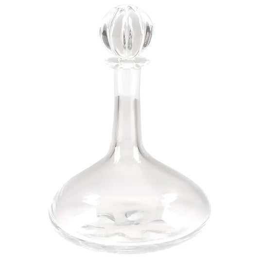 ORREFORS CRYSTAL SHIP DECANTER, RARE NILS LANDBERG DESIGN, 28 x 19 x 19cm.