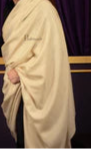 PASHTUSH, HAND-LOOMED EXTRA FINE WOOLEN SHAWL, LIGHT BEIGE