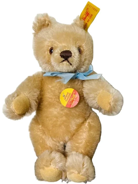VINTAGE STEIFF MOHAIR TEDDY BEAR, HEIGHT 18cm, 0201/26, CIRCA 1979.