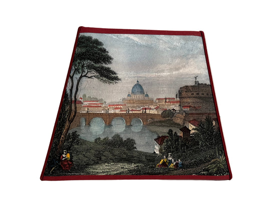 ROME, FRENCH LAMPSHADE SMALL RECTANGLE PM, WIDTH 20cm, HEIGHT 15.5cm.