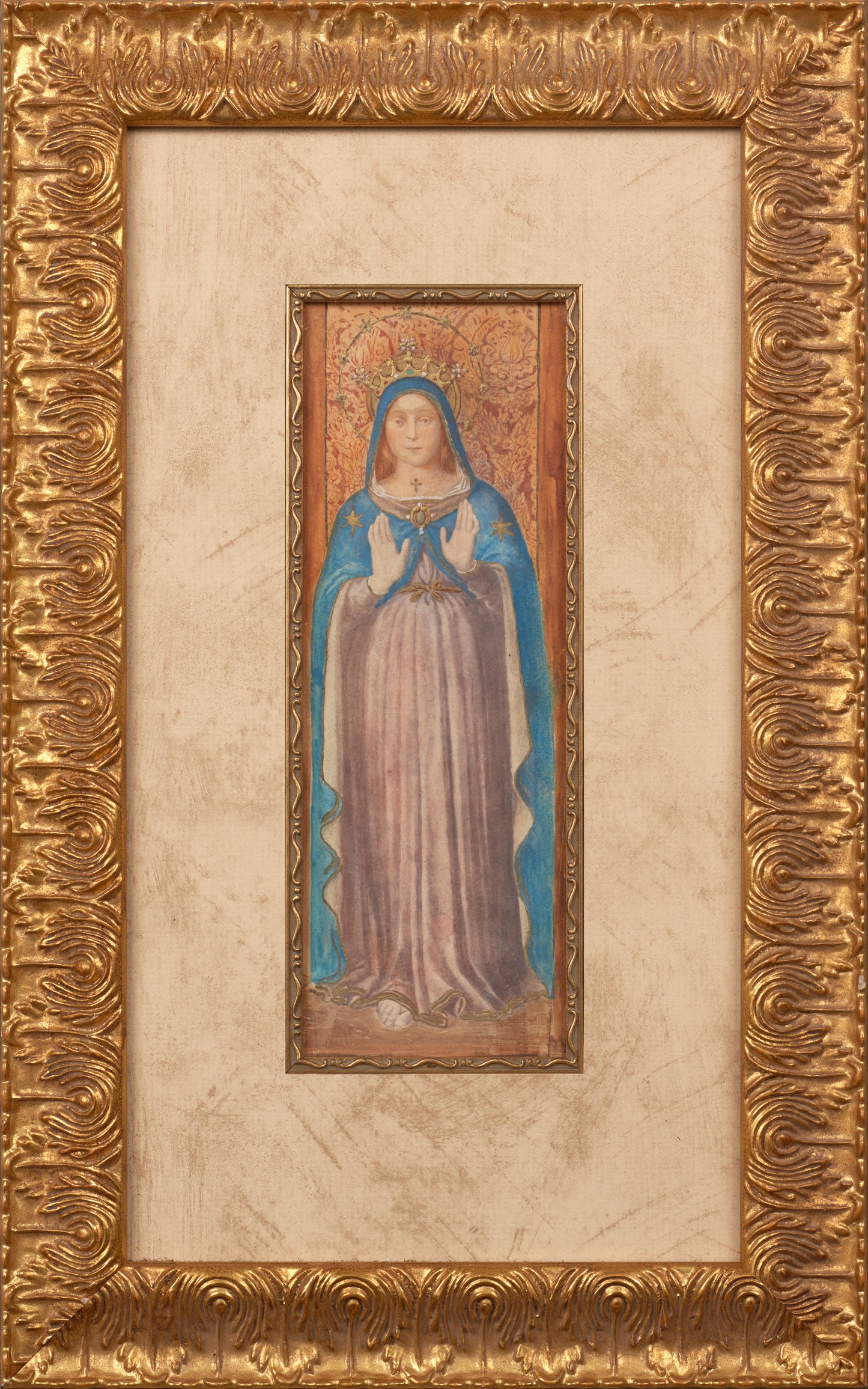 MADONNA WITH CROWN, 19th CENTURY