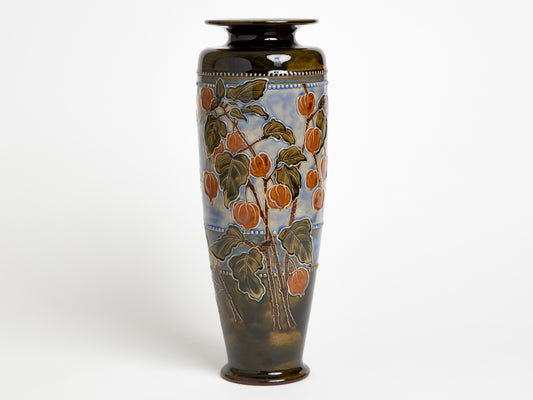 A ROYAL DOULTON LAMBETH VASE