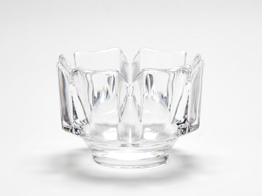 ORREFORS CRYSTAL BOWL/CANDLE HOLDER