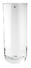 VISLA, GLASS 'ROYAL' VASE, HEIGHT 30cm, HAND MADE IN POLAND.