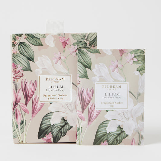 LILIUM, LILY OF THE VALLEY  SCENTED MINI SACHETS 4X10G