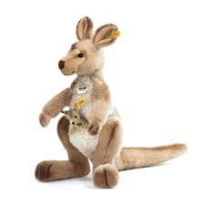 STEIFF, KANGO KANGAROO WITH JOEY, SIZE 40cm, A908613/06423.