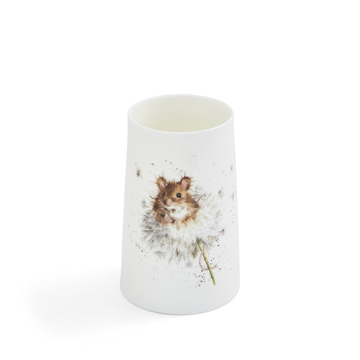 ROYAL WORCESTER, WRENDALE DESIGNS 'COUNTRY MOUSE' VASE, HEIGHT 14.5cm.