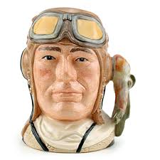 ROYAL DOULTON, 'AIRMAN, ROYAL AIRFORCE TOBY JUG, DESIIGNED BY WILLIAM K. HARPER, ISSUED 1991-1996 , HEIGHT 11cm.