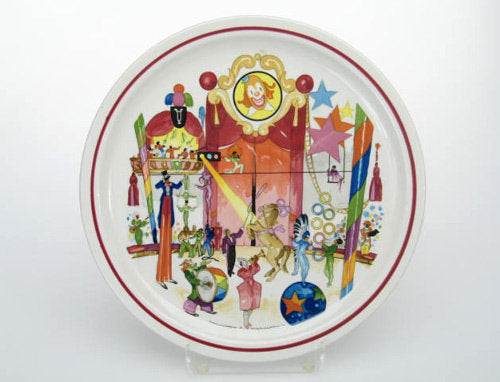 VILLAROY & BOCH, LE CIRQUE, WALL PLATE #3, DIAMETER 23.5cm.