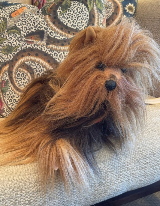 STEIFF VINTAGE 'TAFFY' YORKSHIRE TERRIER, 25cm, MADE IN WEST GERMANY CIRCA 1990, #079395.