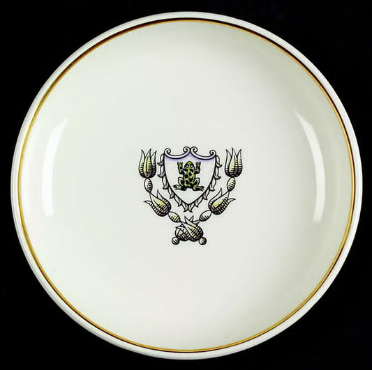 WEDGWOOD, QUEENS WARE, SET OF FOUR 'FROG' TRINKET DISHES FROM BICENTENARY CELEBRATIONS, 1995, DIAMETER 10cm.