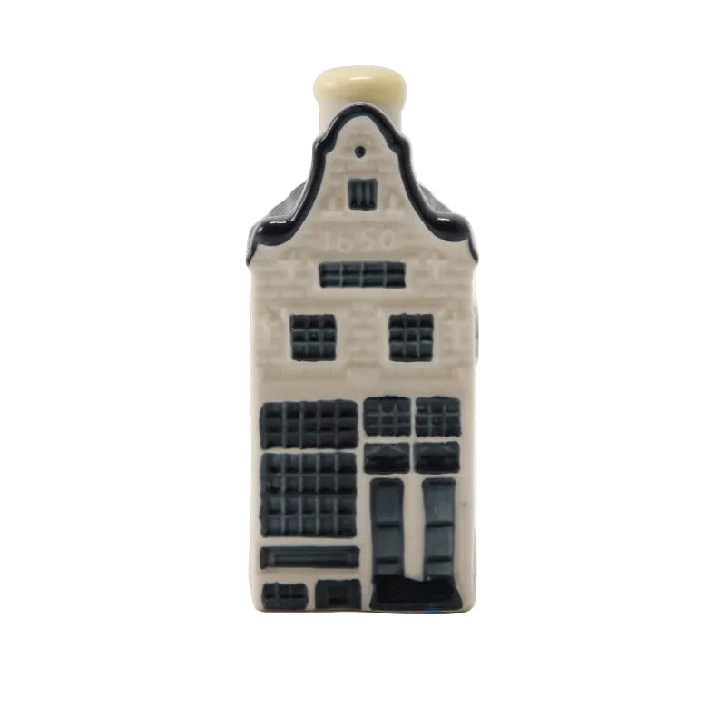 KLM MINIATURE 'BOLS HOUSE' No 12, BLUE DELFT'S CERAMIC, HEIGHT 9cm.