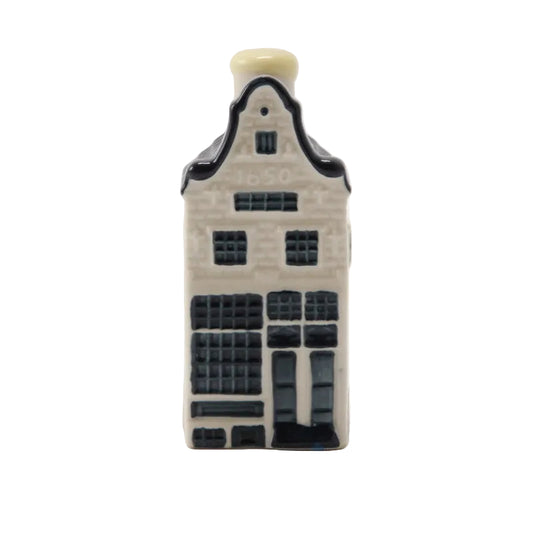 KLM MINIATURE 'BOLS HOUSE' No 12, BLUE DELFT'S CERAMIC, HEIGHT 9cm.