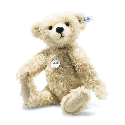 STEIFF LUCA TEDDY BEAR , BLONDE MOHAIR, WITH GROWLER, 35CM / 022920