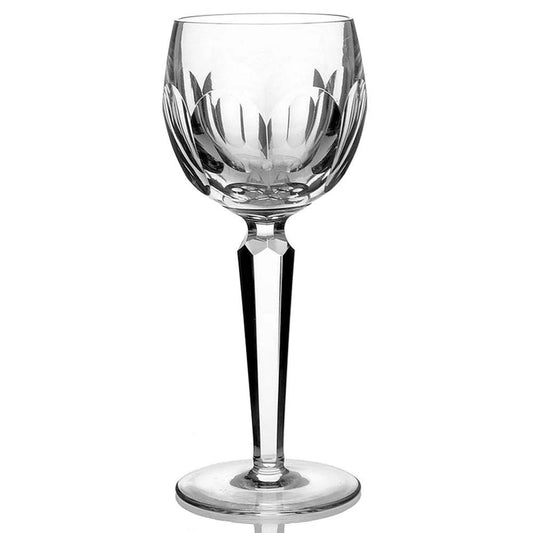 WATERFORD, SET OF SIX CHRISTAL SHEILA HOCK WINE GLASSES, HEIGHT 19cm.