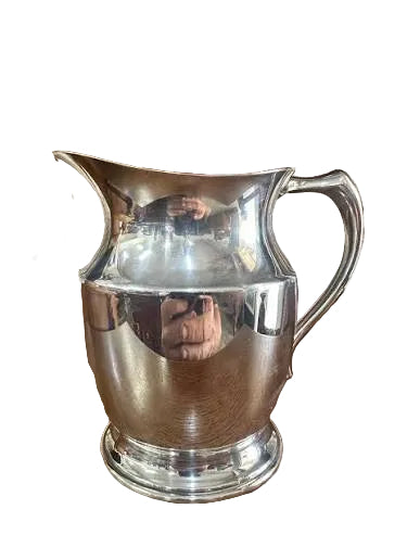 CRUSADER PLATE, SILVER PLATED  PITCHER, HEIGHT 15cm