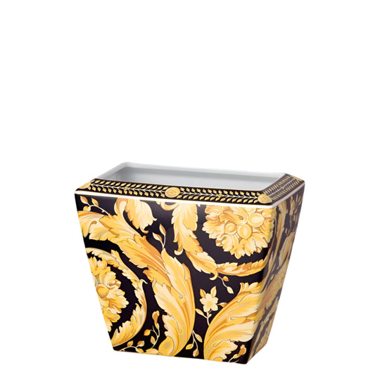 VERSACE - ROSENTHAL, SMALL VANITY SERIES PORCELAIN  VASE, HEIGHT 18CM, WITH BOX.